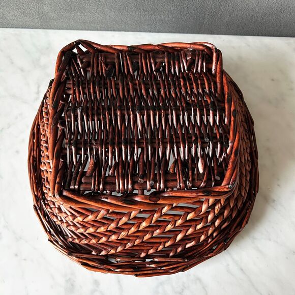 Easter Table Decor Wicker Basket - Plastic Eggs - Bunny Dishes - Wooden Letters - Picture 15 of 15